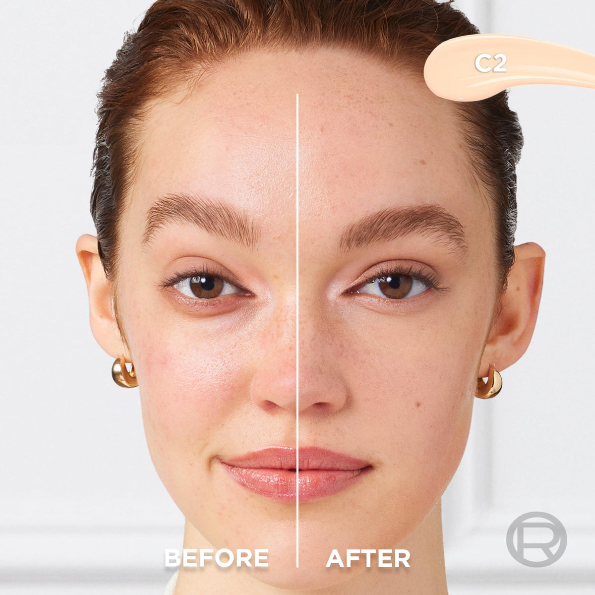 L'Oreal Paris True Match Radiant Serum Concealer, Brightening Under Eye Concealer Make Up with 1.5% Hyaluronic Acid and Caffeine, C2, 0.33 Oz