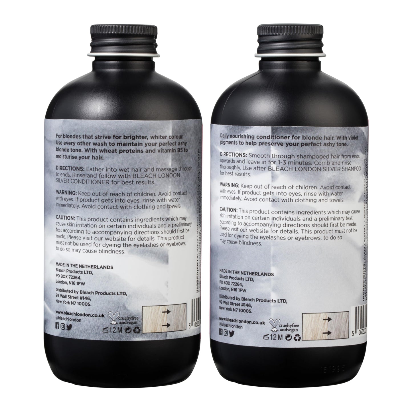 BLEACH LONDON Silver Shampoo & Conditioner Set (250ml) Beauty & Personal Care Bleach London