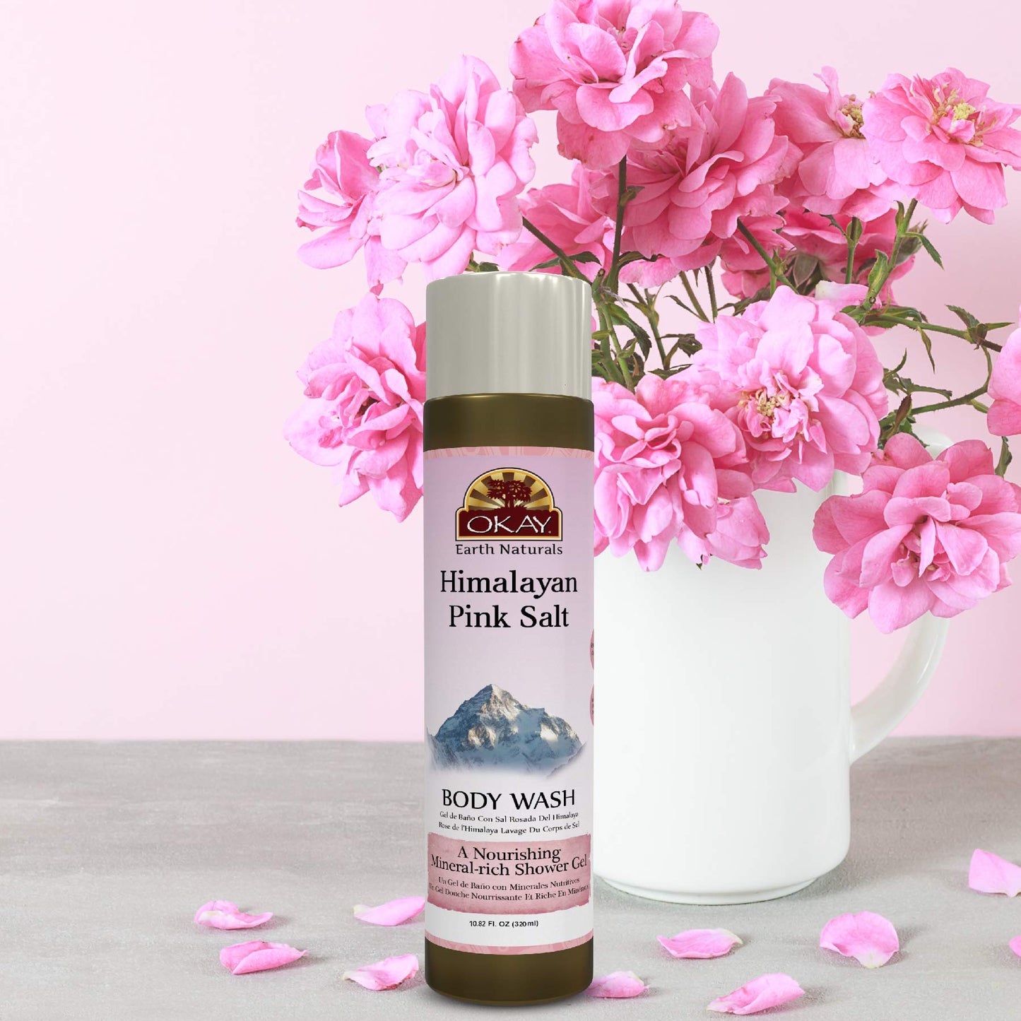 OKAY Himalayan Pink Salt Body Wash - 12 fl. oz / 355 ml Beauty & Personal Care OKAY