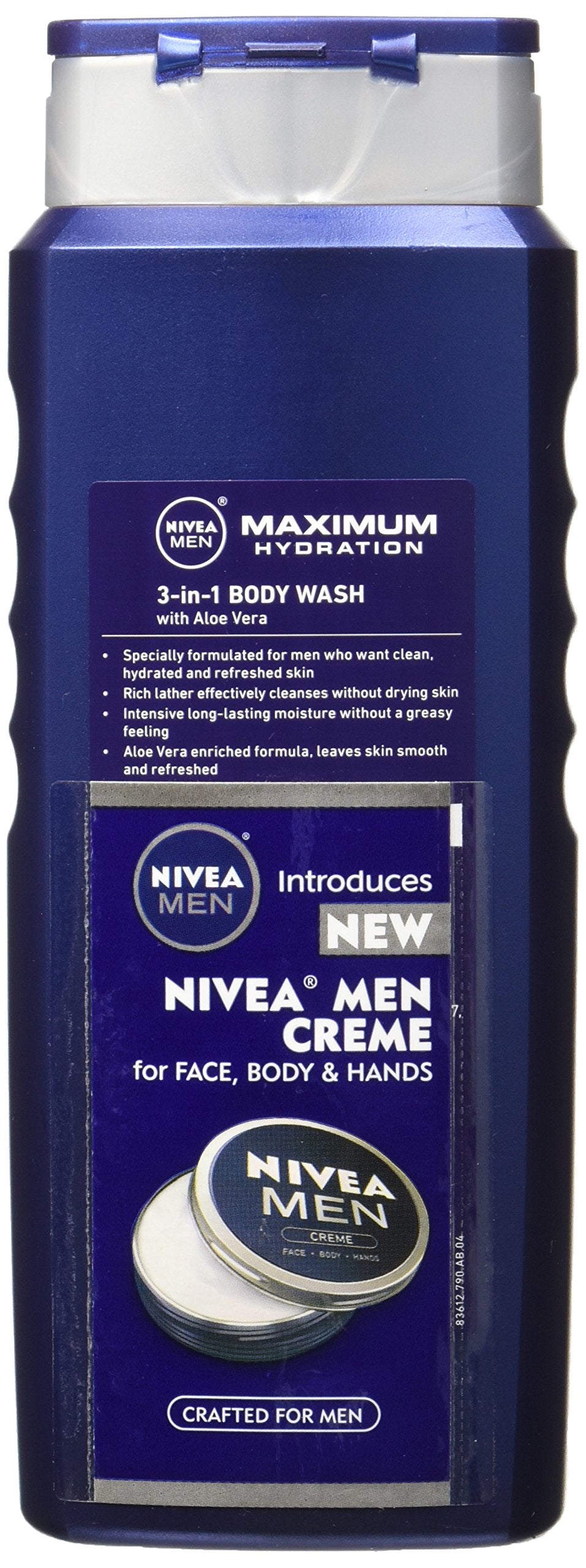 Nivea 3n1 Bdy Wsh Hydra M Size 16.9z Nivea Men'S Maximum Hydration 3n1 Body Wash 16.9z Beauty & Personal Care NIVEA