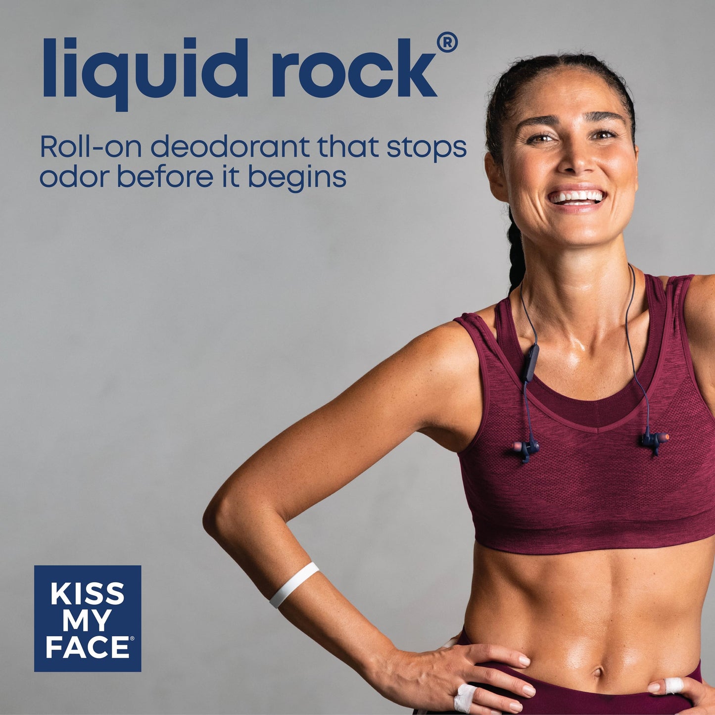 Kiss My Face, Natural Liquid Rock Deodorant, No Fragrance, 3 fl oz (88 Milliliter). Pack of 4. Beauty and Personal Care Kiss My Face