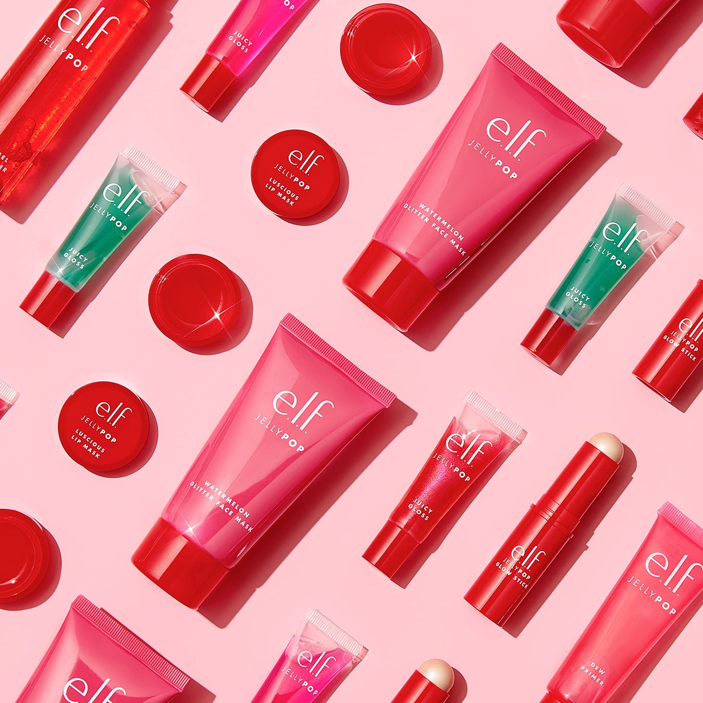 e.l.f. SKIN Jelly Pop Watermelon Glitter Face Mask, Cooling Face Mask To Plump & Calm Skin, Watermelon Scent, Vegan , For All Skin Types Beauty & Personal Care e.l.f.