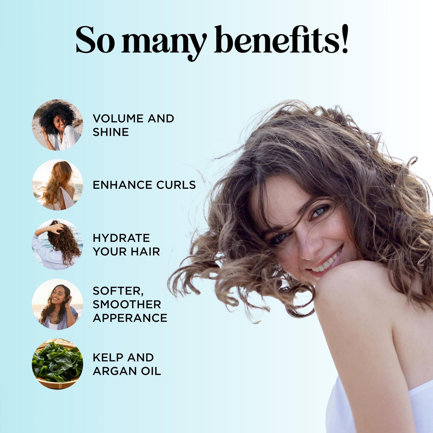 Sea Salt Spray for Hair Volume - Beach Waves Sea Salt Hair Texture Spray for Hair Volumizer - Women and Mens Hair Spray for Hair Styling Extra Hold Beauty & Personal Care Planative