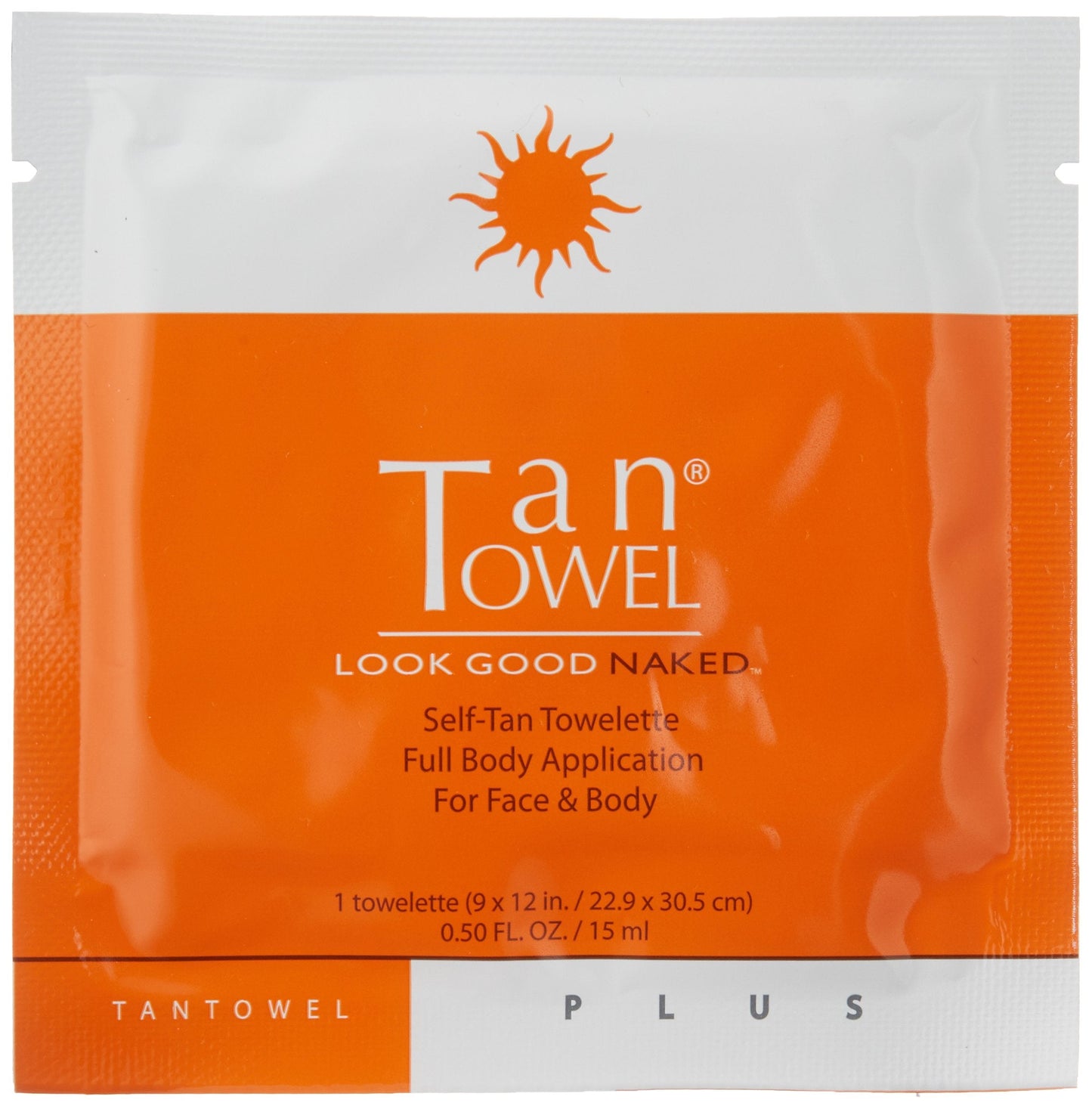 Tan Towel Full Body Plus Creme, 15 Count Beauty & Personal Care Tan Towel
