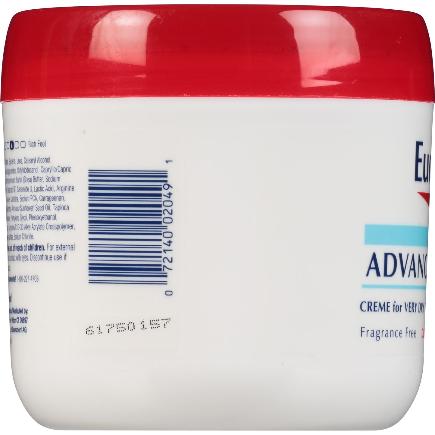 Eucerin Advanced Repair Cream - Fragrance Free, Full Body Lotion for Very Dry Skin - 16 oz. Jar Beauty & Personal Care Eucerin