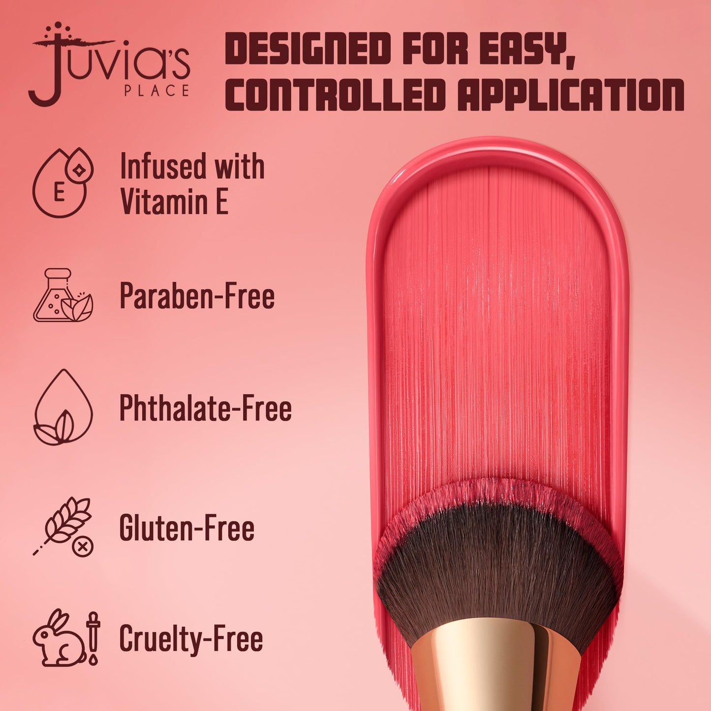 Juvia's Place Blushed Liquid Tint - Flamingo Rose - Lightweight Liquid Blush, Radiant Dewy Finish, Buildable Formula with Vitamin E, Long-lasting Beauty & Personal Care Juvia's Place