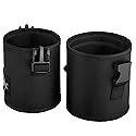 Nanshy Travel Makeup Brush Holder with Lid - Large, Stand Up Makeup Brush Case for MUA - 2-in-1 Durable Makeup Brush Organizer Bag & 2 Brush Cups Beauty & Personal Care Nanshy