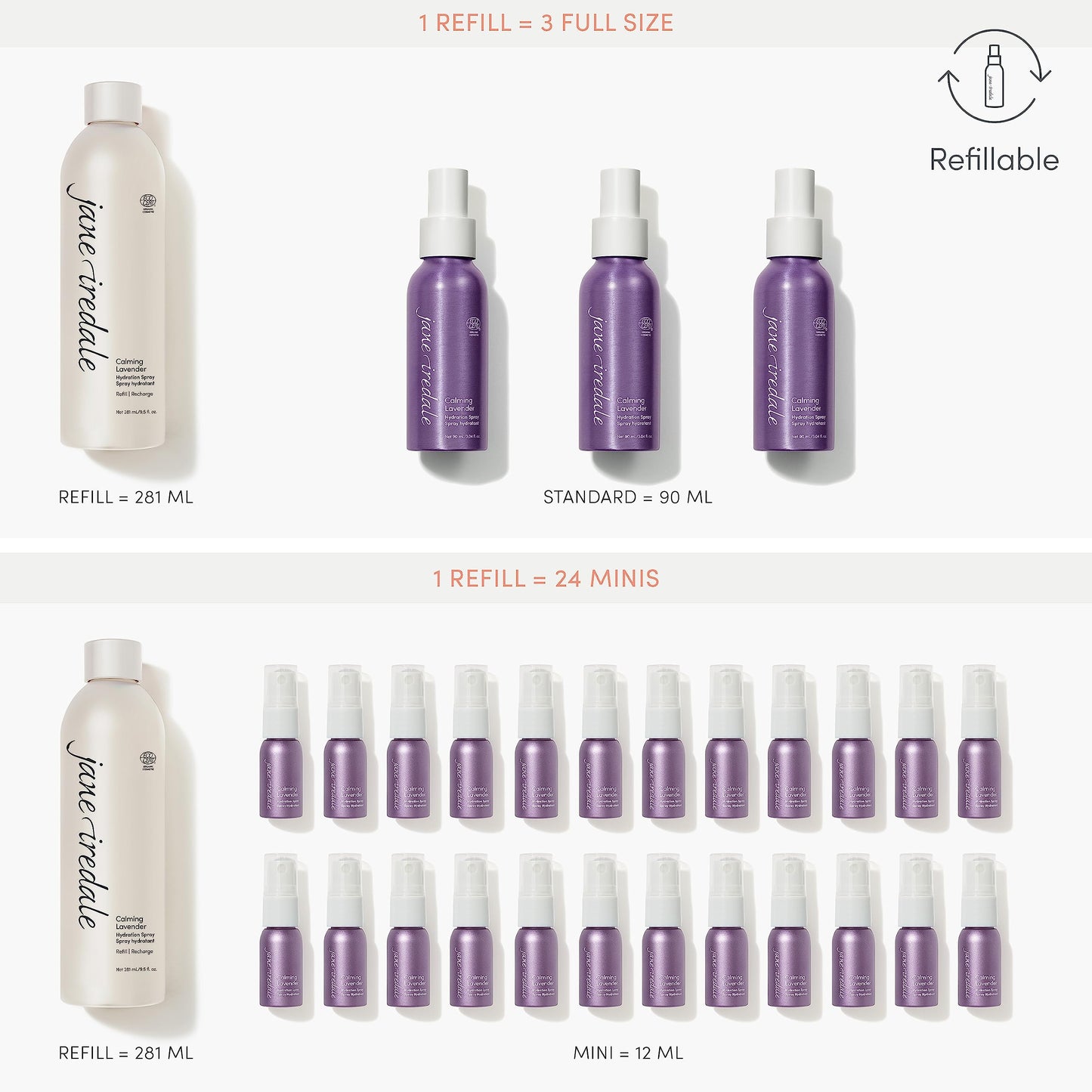 jane iredale Lavender Calming Hydration Spray, 3.04 fl. oz. Beauty & Personal Care jane iredale