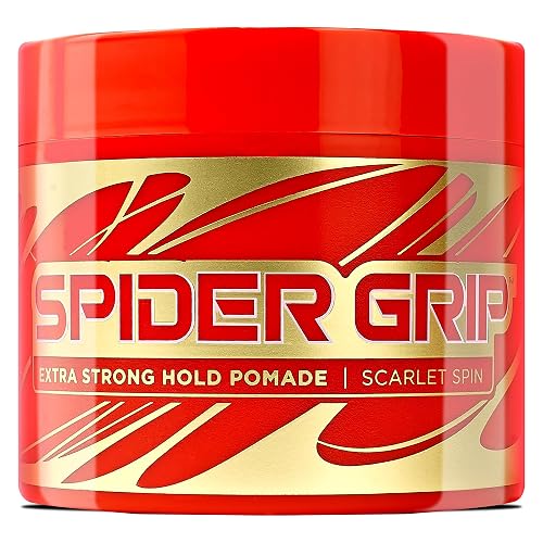 Style Factor Spider Grip Extra Strong Hold Pomade for Men and Women - Castor Oil and Biotin for High Shine and Healthy, Long-Lasting Control Beauty & Personal Care Style Factor