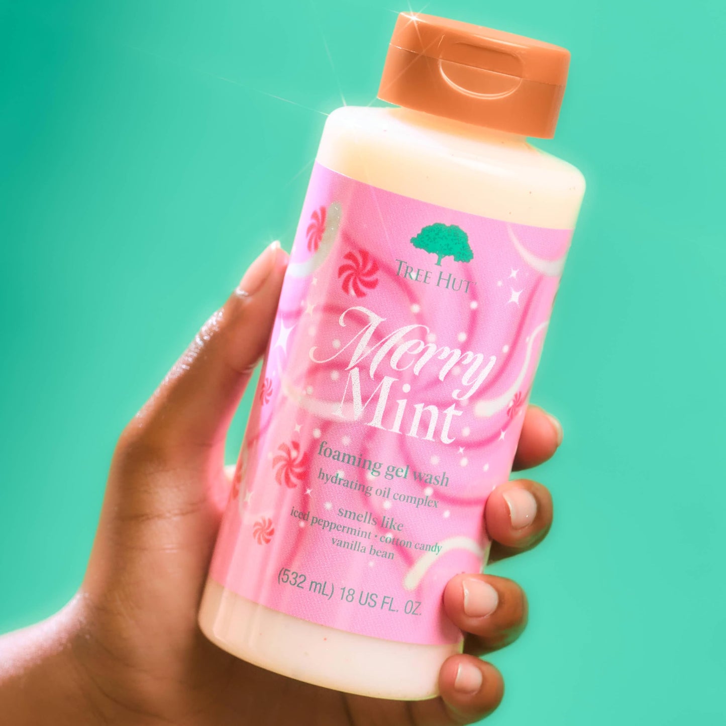 Tree Hut Merry Mint Wash, Gently Cleanses and Leaves Skin Looking Fresh and Radiant, Body Wash, Limited Edition Holiday, 18 Fl Oz Beauty & Personal Care Tree Hut