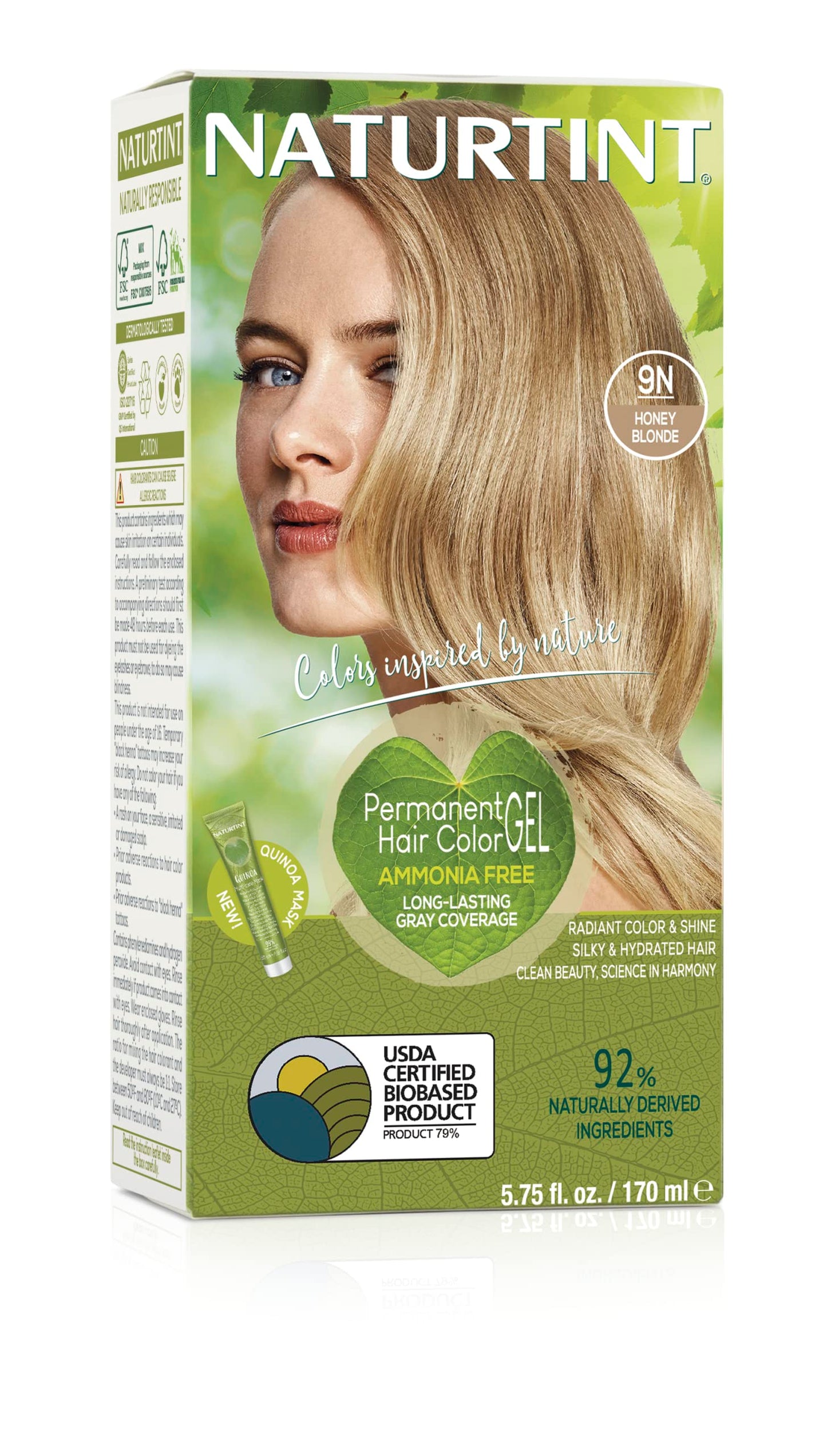 Naturtint 9N Honey Blonde Hair Color, 5.07 FZ Beauty & Personal Care Naturtint
