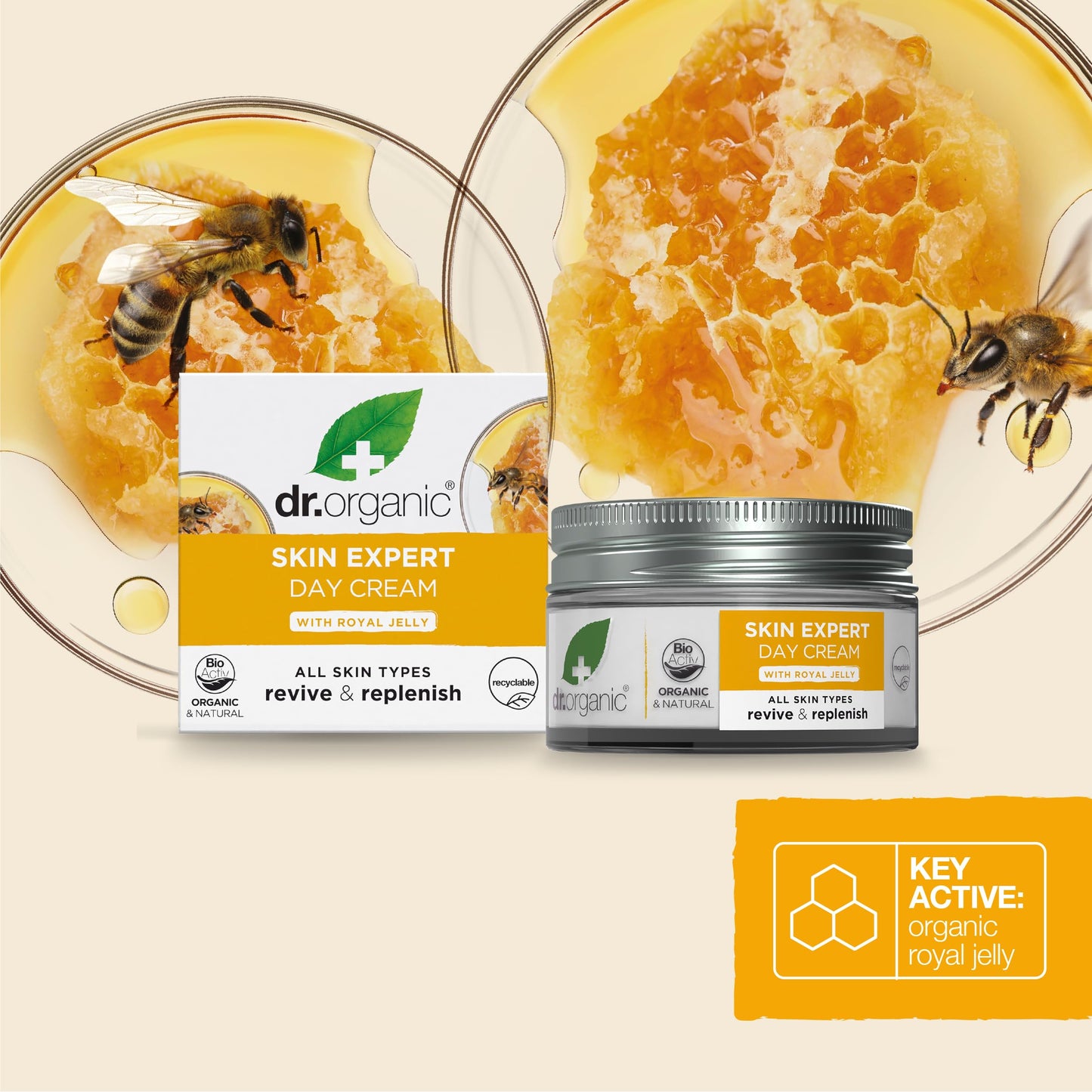 Dr Organic Royal Jelly Day Cream 50ml by Dr. Organic Beauty & Personal Care Dr. Organic