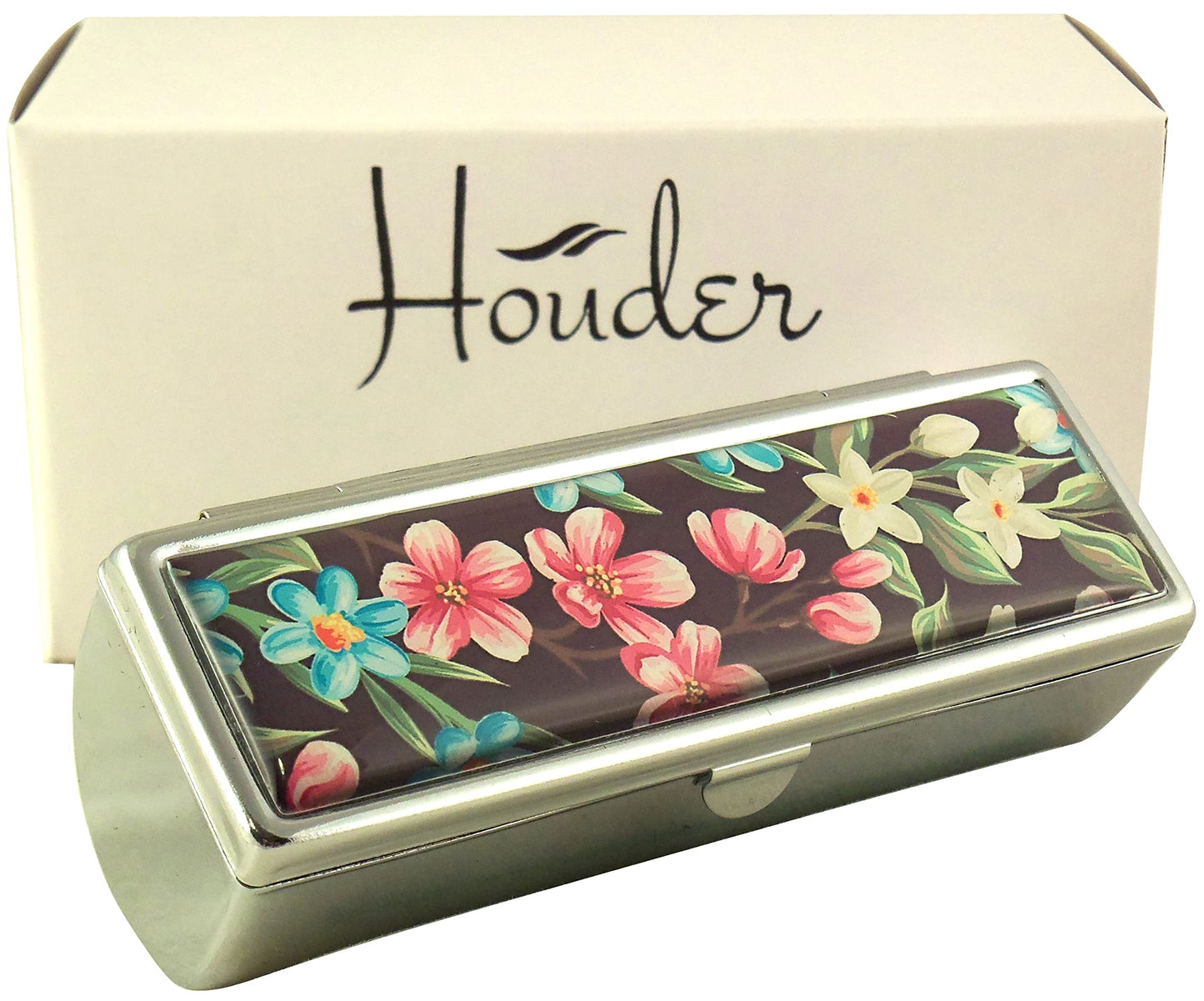 Houder Designer Lipstick Case with Mirror for Purse - Decorative Lipstick Holder with Gift Box - Velvet Lined - Protect Your Lipsticks in Style Beauty & Personal Care Houder