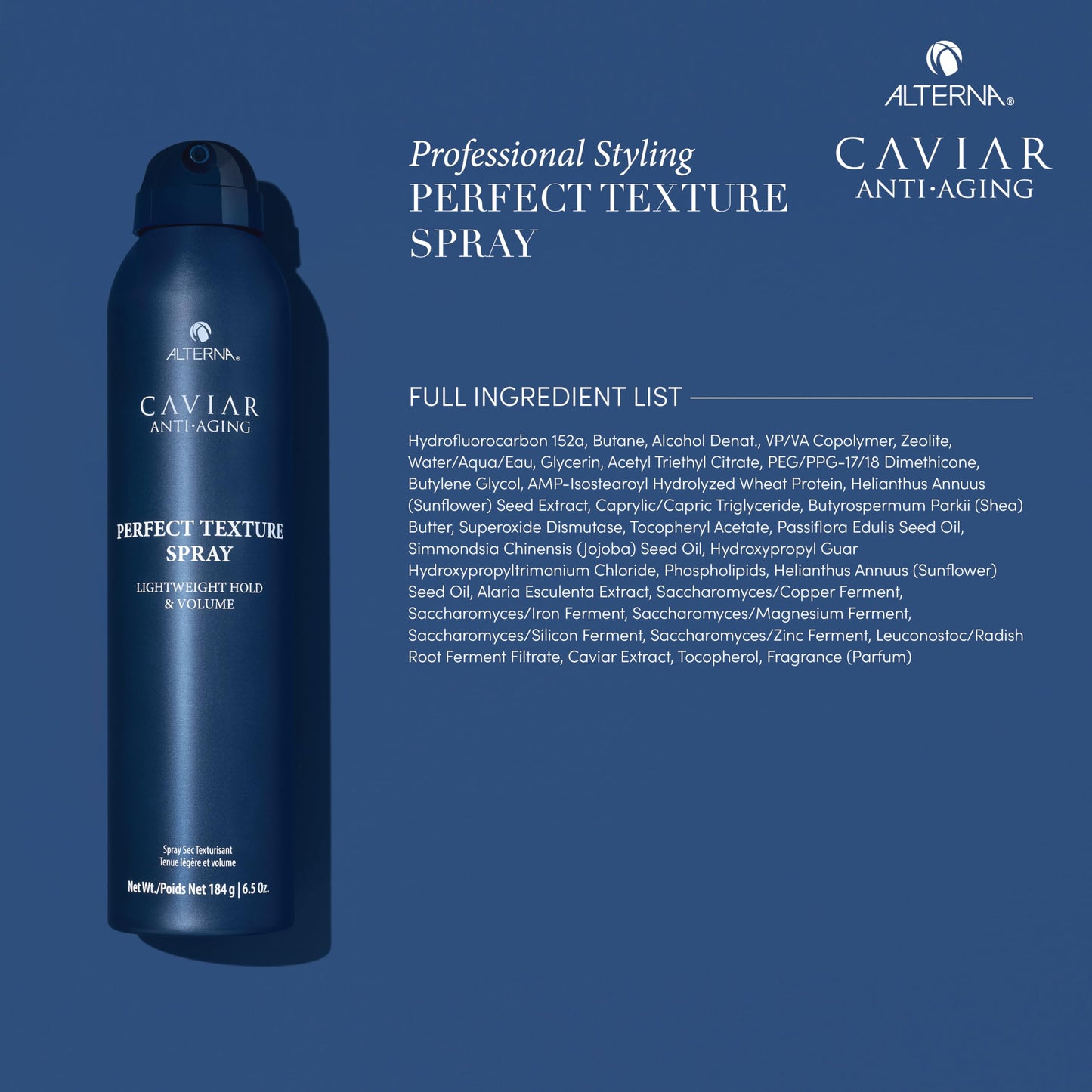 Alterna Caviar Professional Styling Perfect Texture Spray, 6.5 Ounce (Pack of 1) Beauty & Personal Care Alterna
