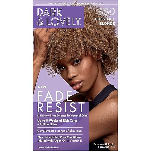 Dark & Lovely Color #380 Chestnut Blonde (Pack of 6) Beauty & Personal Care Dark and Lovely