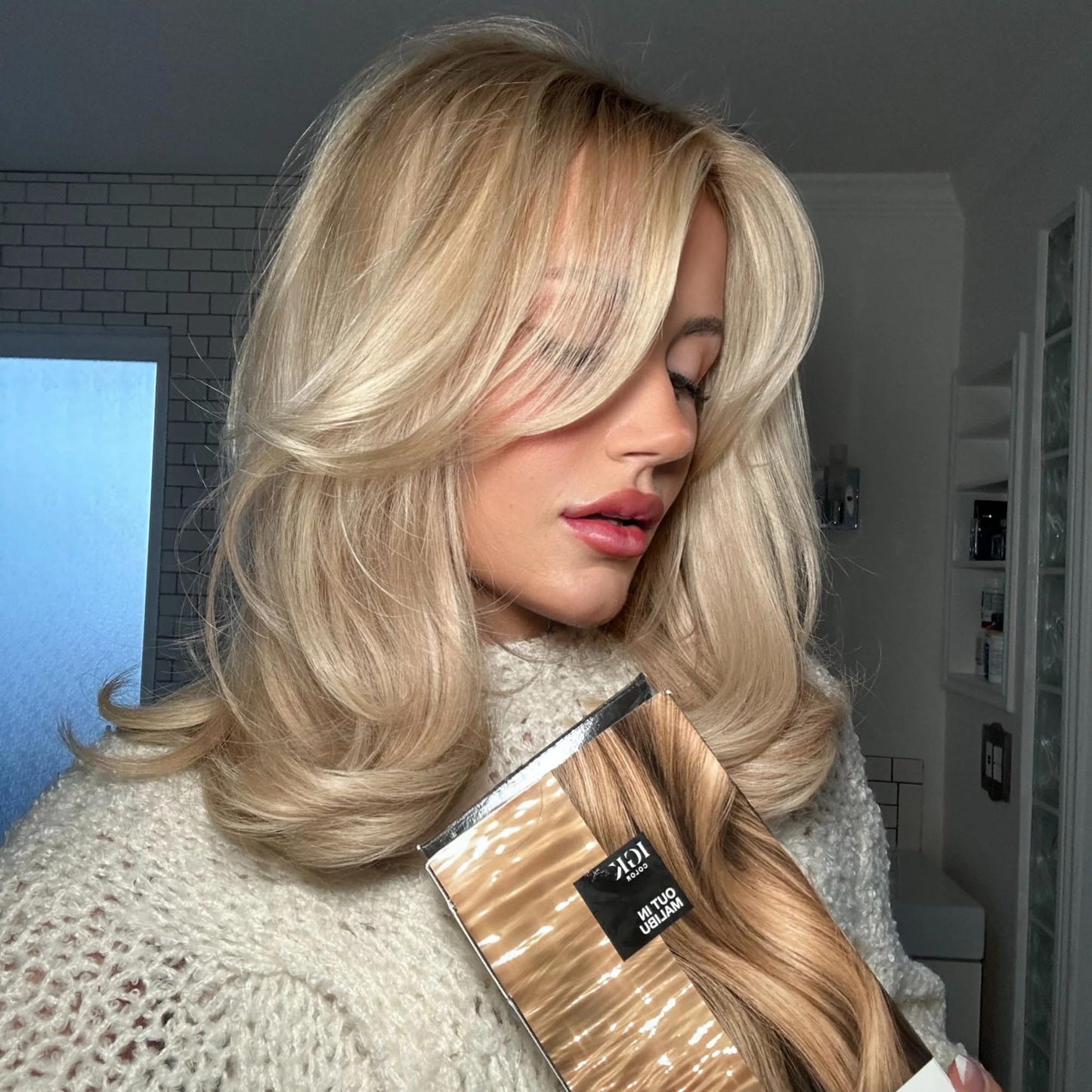 IGK Permanent Hair Color Kit | 9NA Surf Club - Light Cool Blonde | 100% Gray Color Coverage + Strengthen + Shine | Ammonia Free Beauty & Personal Care IGK