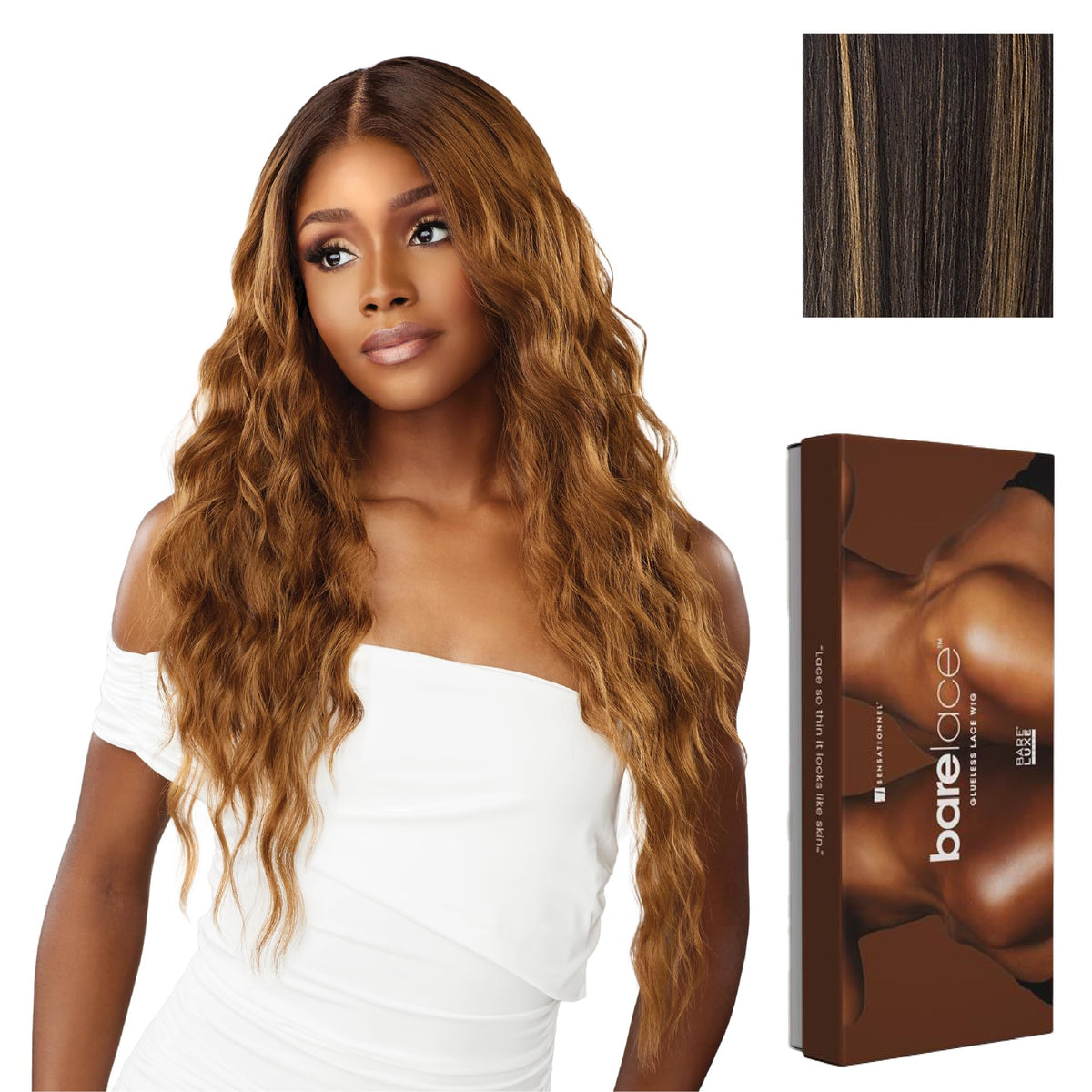 Sensationnel Bare Lace 13x6 Wig-Unit 17, BALAYAGEGOLD