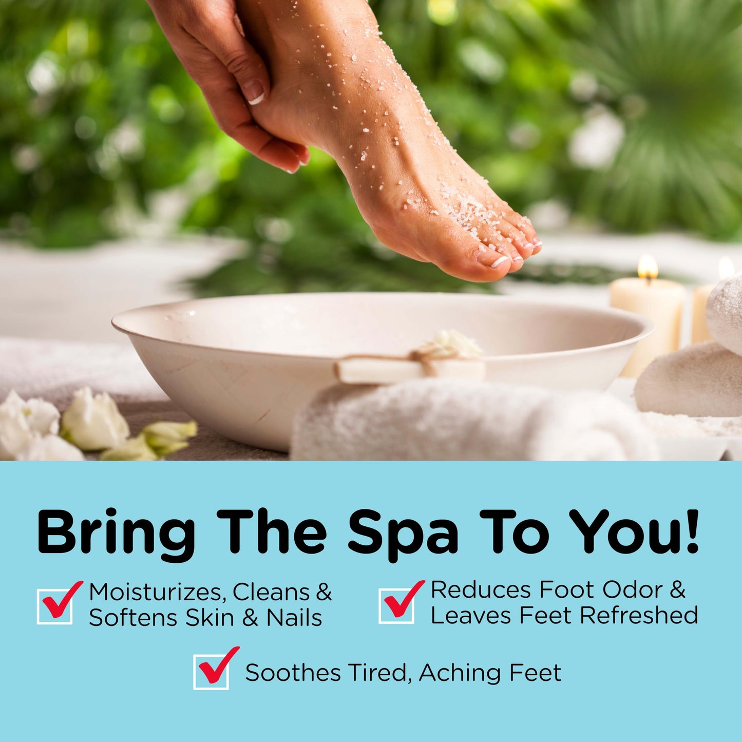 Fungi-Nail Foot & Nail Soak with Tea Tree Oil, 1 Pound, Moisturize, Reduce Foot Odor, & Soothe Aching Feet, Therapeutic Blend of Rich Mineral Epsom Beauty and Personal Care Fungi-Nail