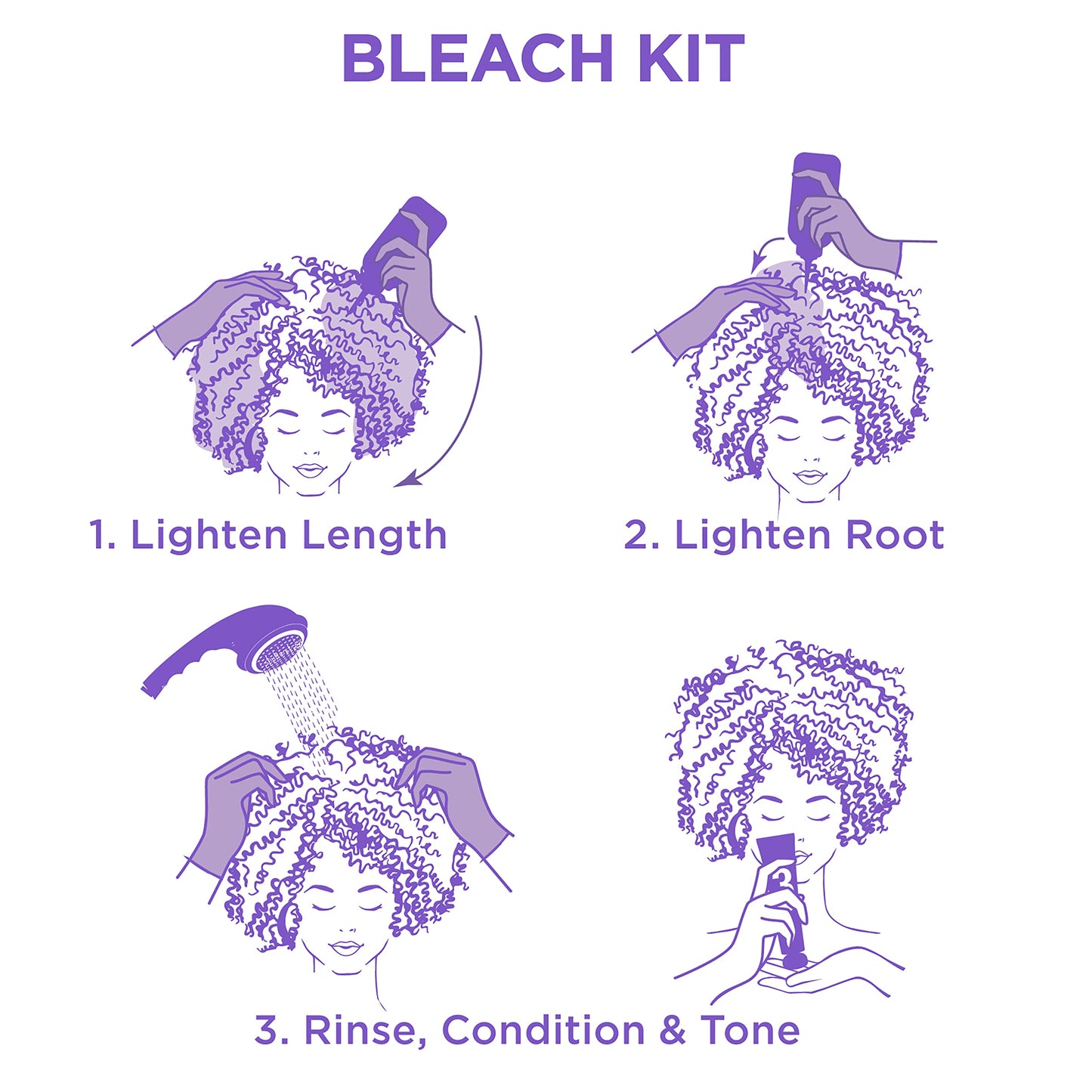 SoftSheen-Carson Interbeauty Dark and Lovely® Uplift Bleaching Kit with Powder, Developer, and Toner for Blonde Hair Beauty & Personal Care SoftSheen