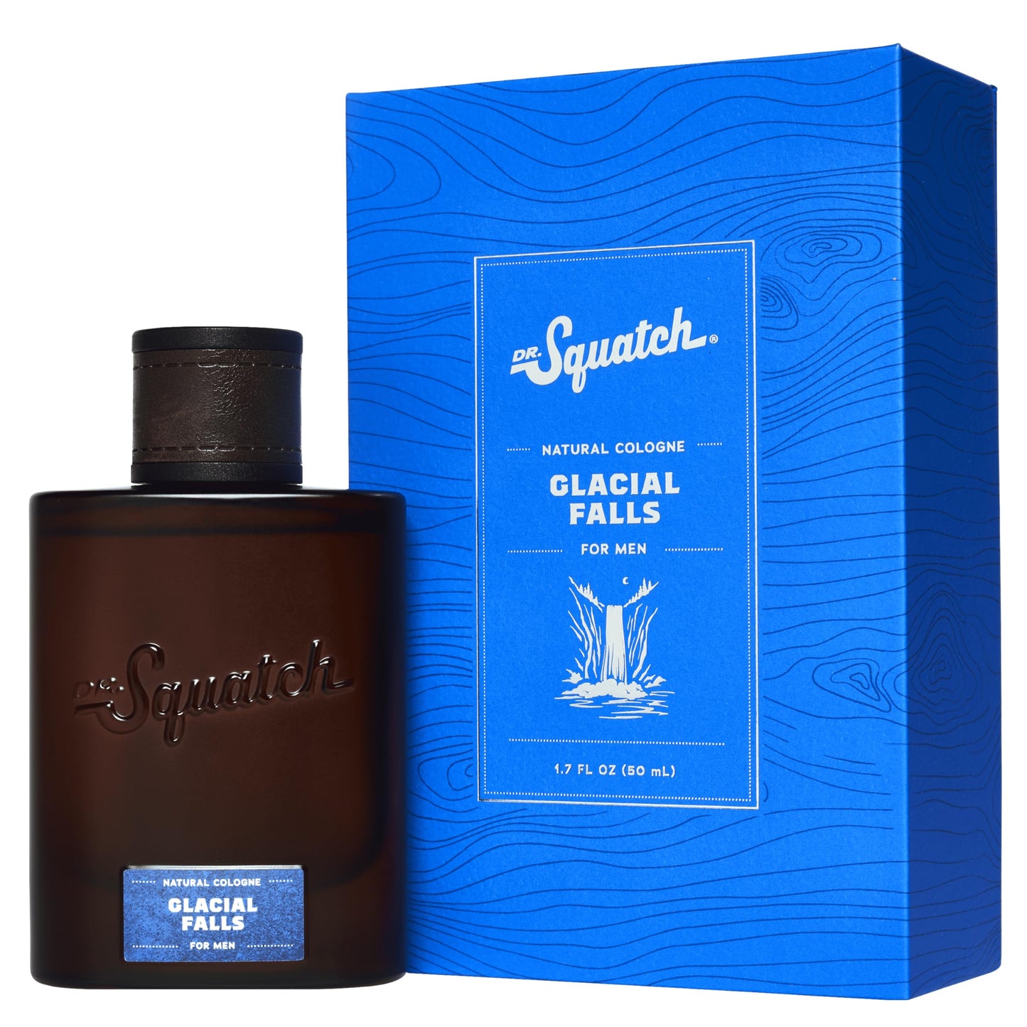 Dr. Squatch Natural Cologne for Men - Scent-Lock Technology and Sustainably-Sourced Ingredients - Glacial Falls Cologne (1.7 fl oz) Beauty & Personal Care Dr. Squatch