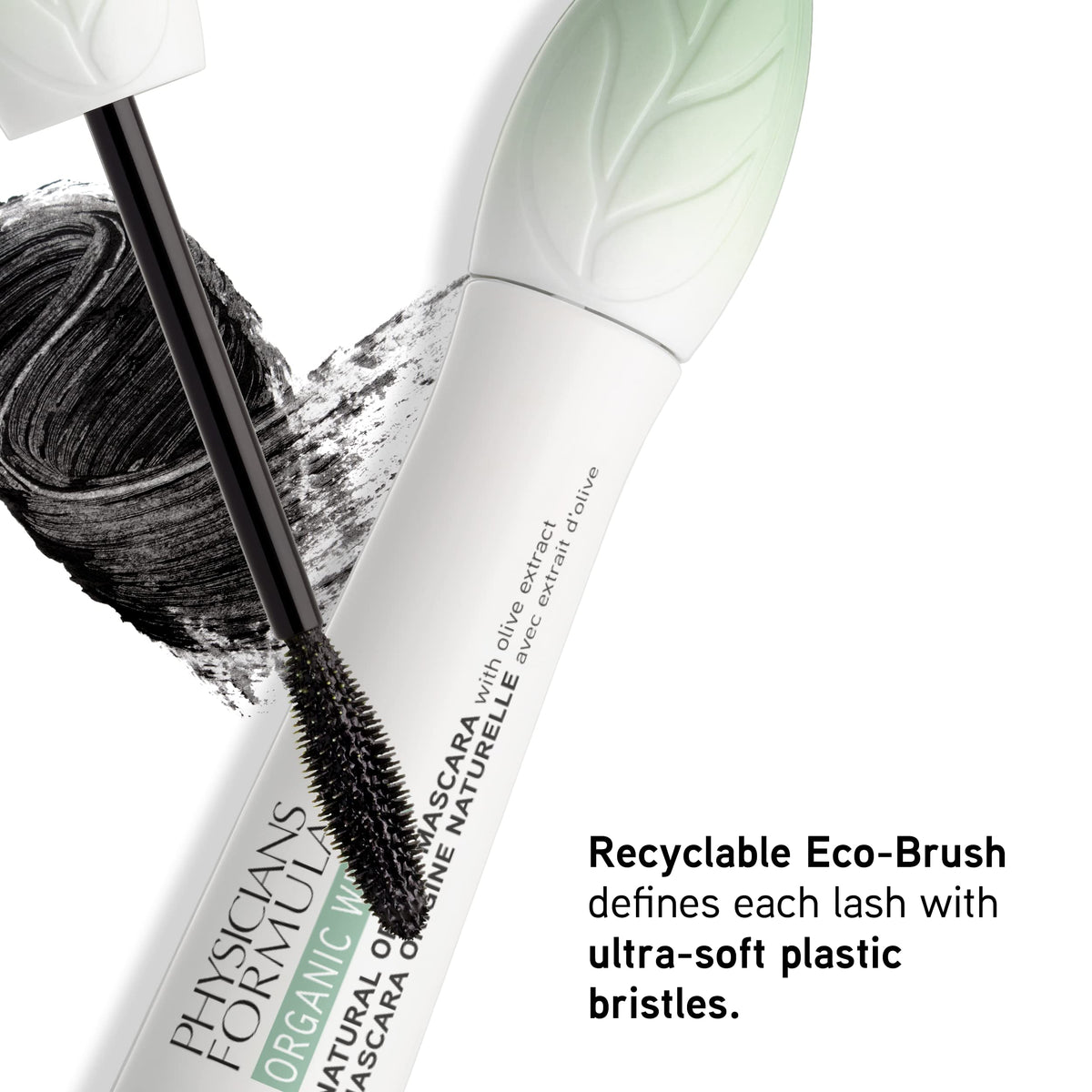 Physicians Formula Organic Wear Lash-Boosting All Natural Mascara, Lifts, Lengthens, For Sensitive Eyes, Dermatologist Tested - Natural Origin Black Beauty & Personal Care Physicians Formula