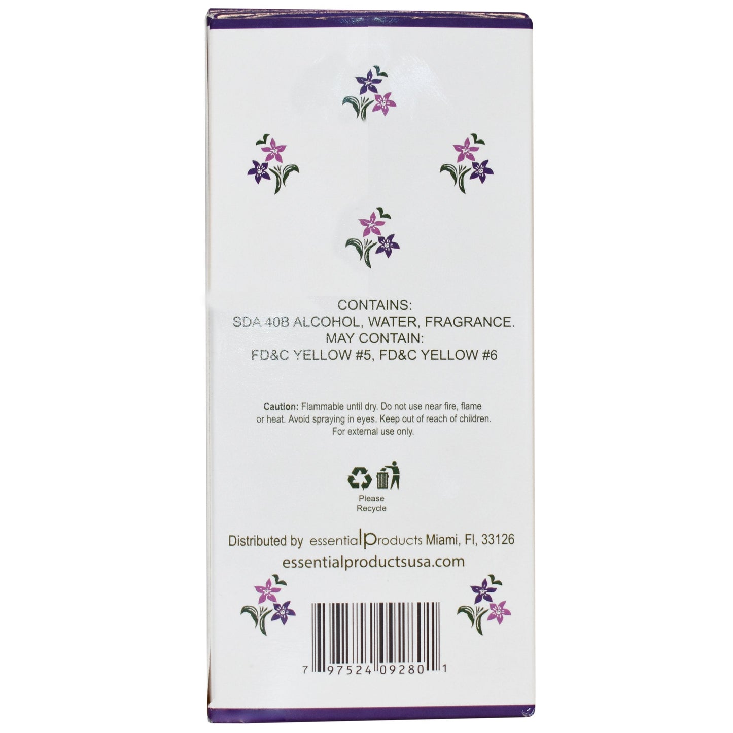 ELP ESSENTIAL Corlys Cologne Violetas in box 8 oz Beauty & Personal Care ELP ESSENTIAL