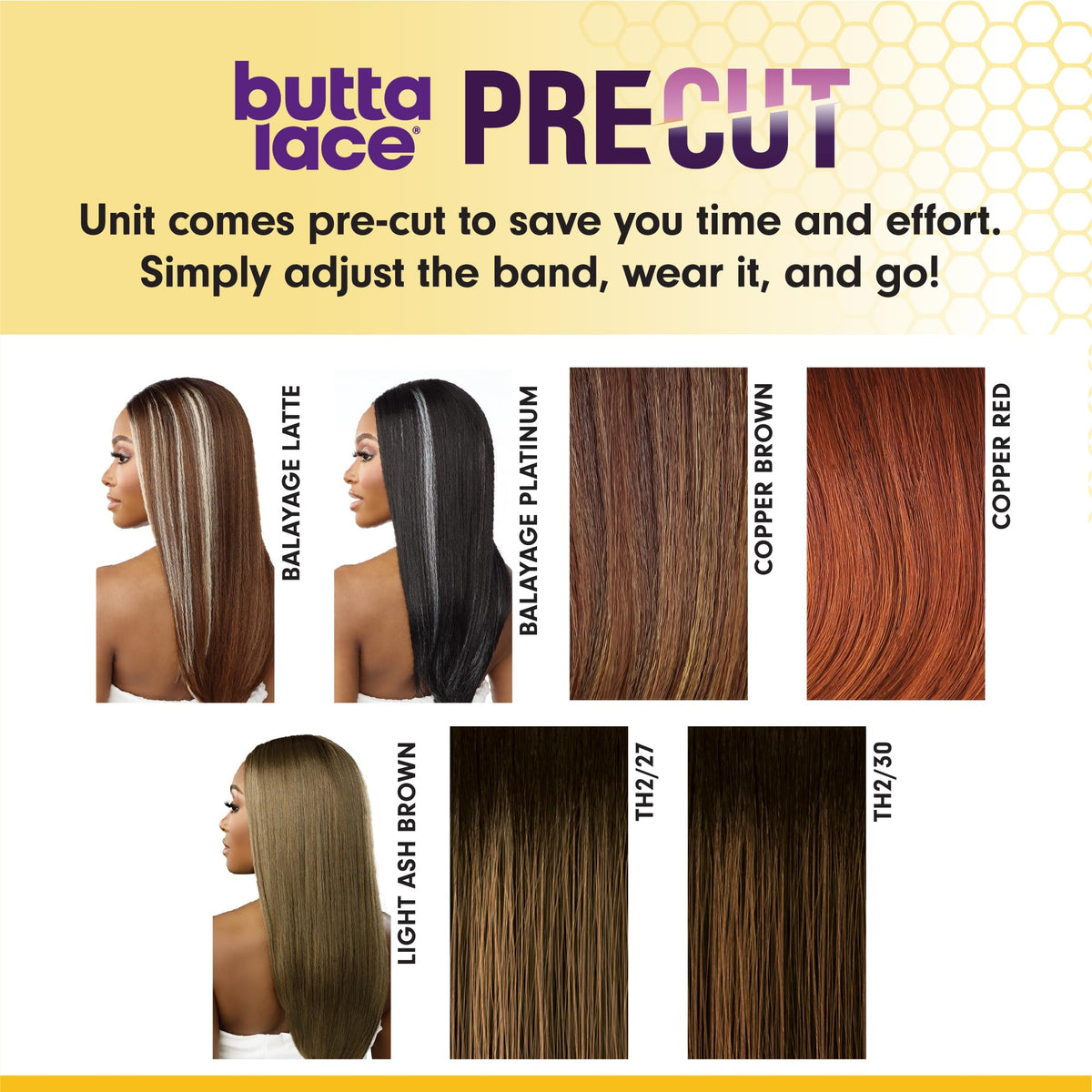 Sensationnel Butta Lace Precut Wig-Unit 7, TH2/27