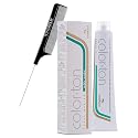 Tocco Magico Color-Ton Alle Erbe Permanent Hair Color Cream (w/Sleek Steel Pin Rat Tail Comb) Haircolor Dye Creme (4N / 4.0 Chestnut) Beauty & Personal Care Tocco Magico
