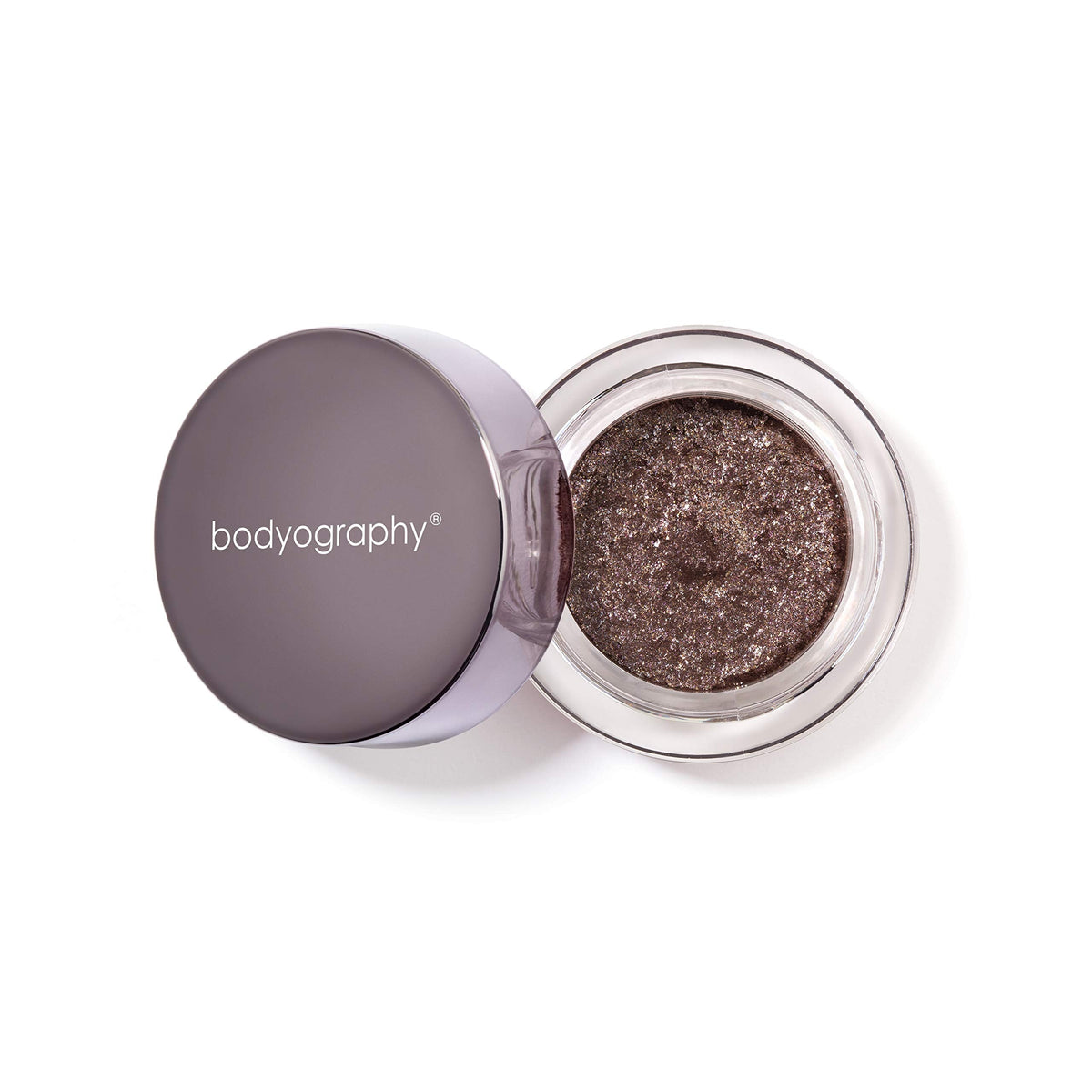 Bodyography Glitter Pigment Eye Shadow | Long Wear Shimmer Eyeshadow | Vegan, Talc & Paraben Free | Cream Powder Formula | Caviar (Smoky Brown) 1.5 g Beauty & Personal Care Bodyography