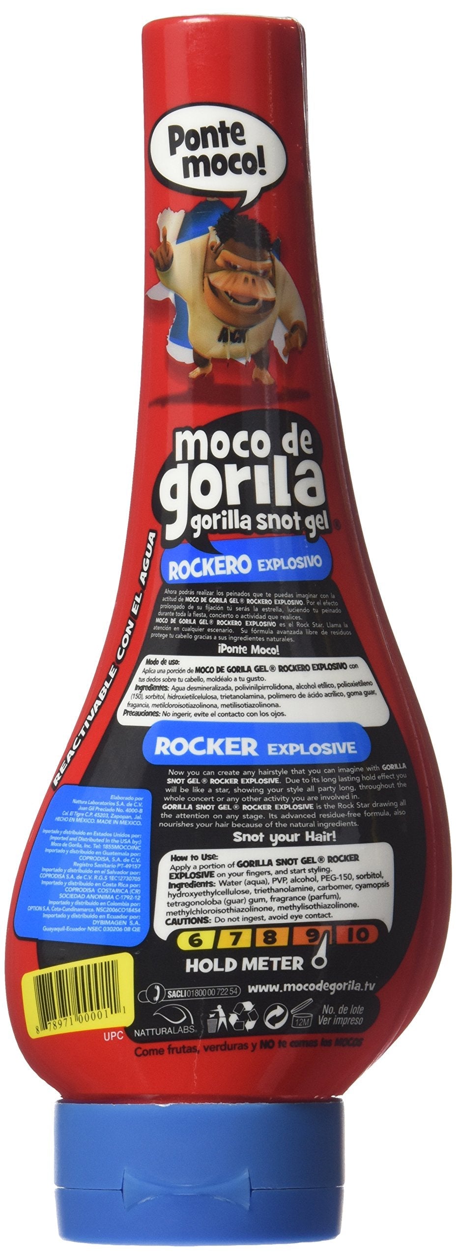 Moco De Gorilla Strong Hold Molding Gel, Red, 11.99 Ounce Beauty & Personal Care Moco de Gorila