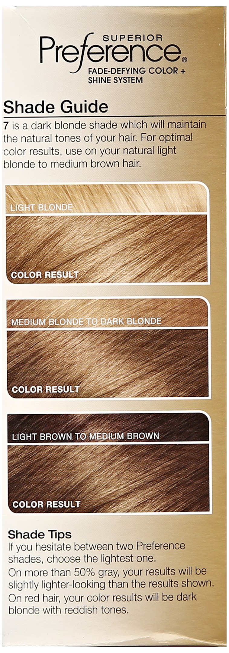 L'Oreal Preference #7 Dark Blonde, 1 ct Beauty & Personal Care L'Oreal Paris
