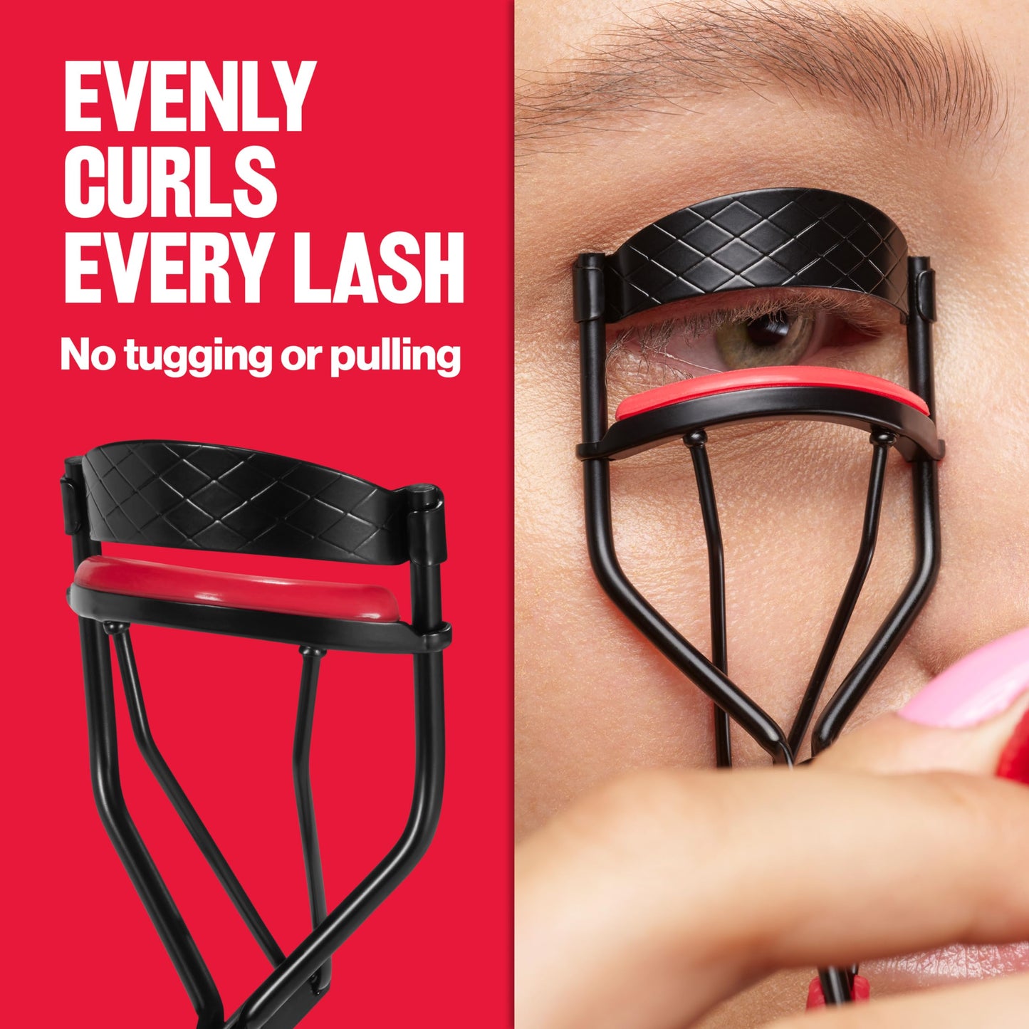 Revlon Extra Curl Lash Curler, Gives an All Day Dramatic Curl, with Finger Grips for a Non Slip Grip, Easy to Use, 1 Count Beauty & Personal Care REVLON