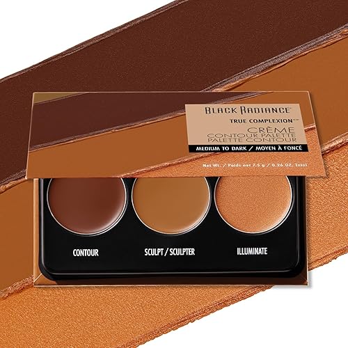 Black Radiance True Complexion Creme Contour Palette, Medium to Dark, 7.5 Gram Beauty & Personal Care Black Radiance