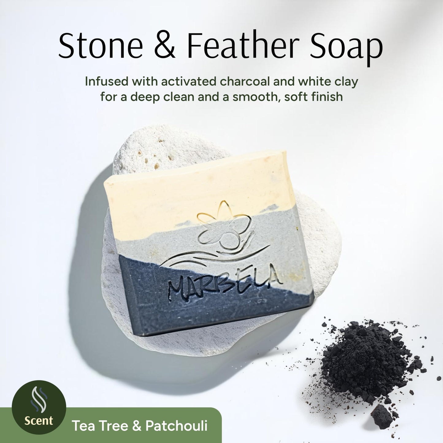 Marbela Cosmetics Handmade Soap Bar - Made in USA, Vegan Friendly, Palm Oil Free, Natural Bar Soap - Gentle Face & Body Soap for Daily Skin Care Beauty & Personal Care Marbela