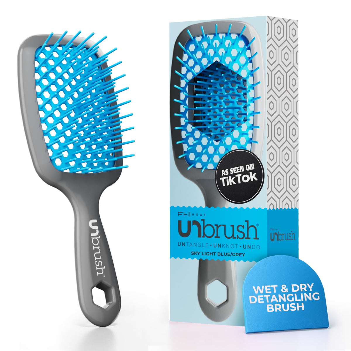 FHI Heat UNbrush Detangling Brush for Wet & Dry Hair