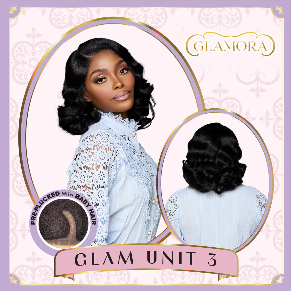Sensationnel Glamora Lace Front Wig-Glam Unit 3, 2 DARKBROWN