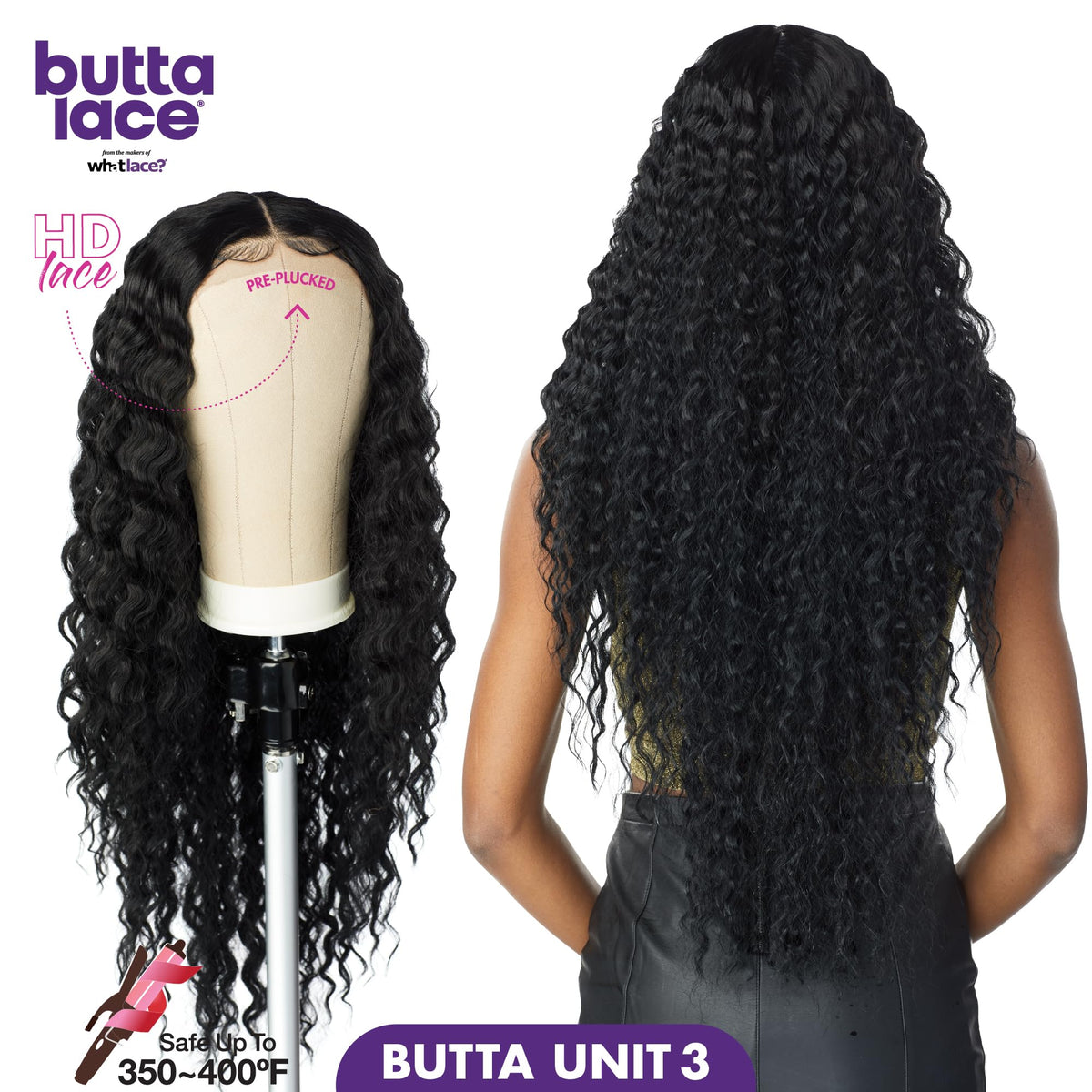 Sensationnel Butta LaceWig-Unit 3, T4/WINE