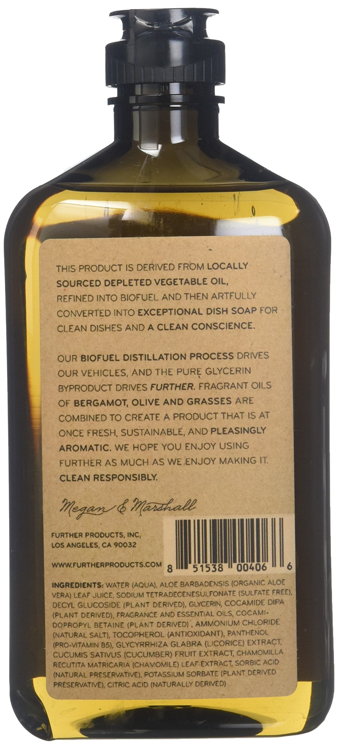 Further Glycerin Soap- 16 oz. Dish Soap Beauty & Personal Care Further
