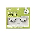 KISS Sister Nature Vegan, False Eyelashes, 'Storm', 12 mm, Includes 1 Pair Of Lash, Contact Lens Friendly, Easy to Apply, Reusable Strip Lashes Beauty & Personal Care KISS