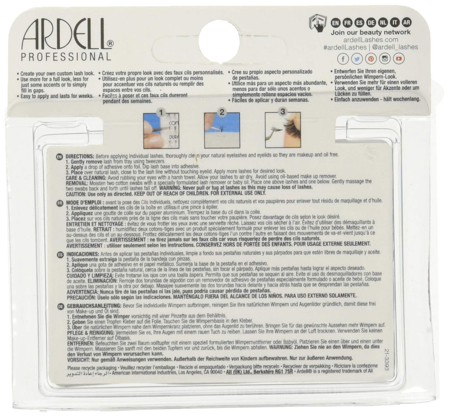 Ardell Individual Flare Lashes, Knot-Free Naturals, Medium Black Beauty & Personal Care Ardell