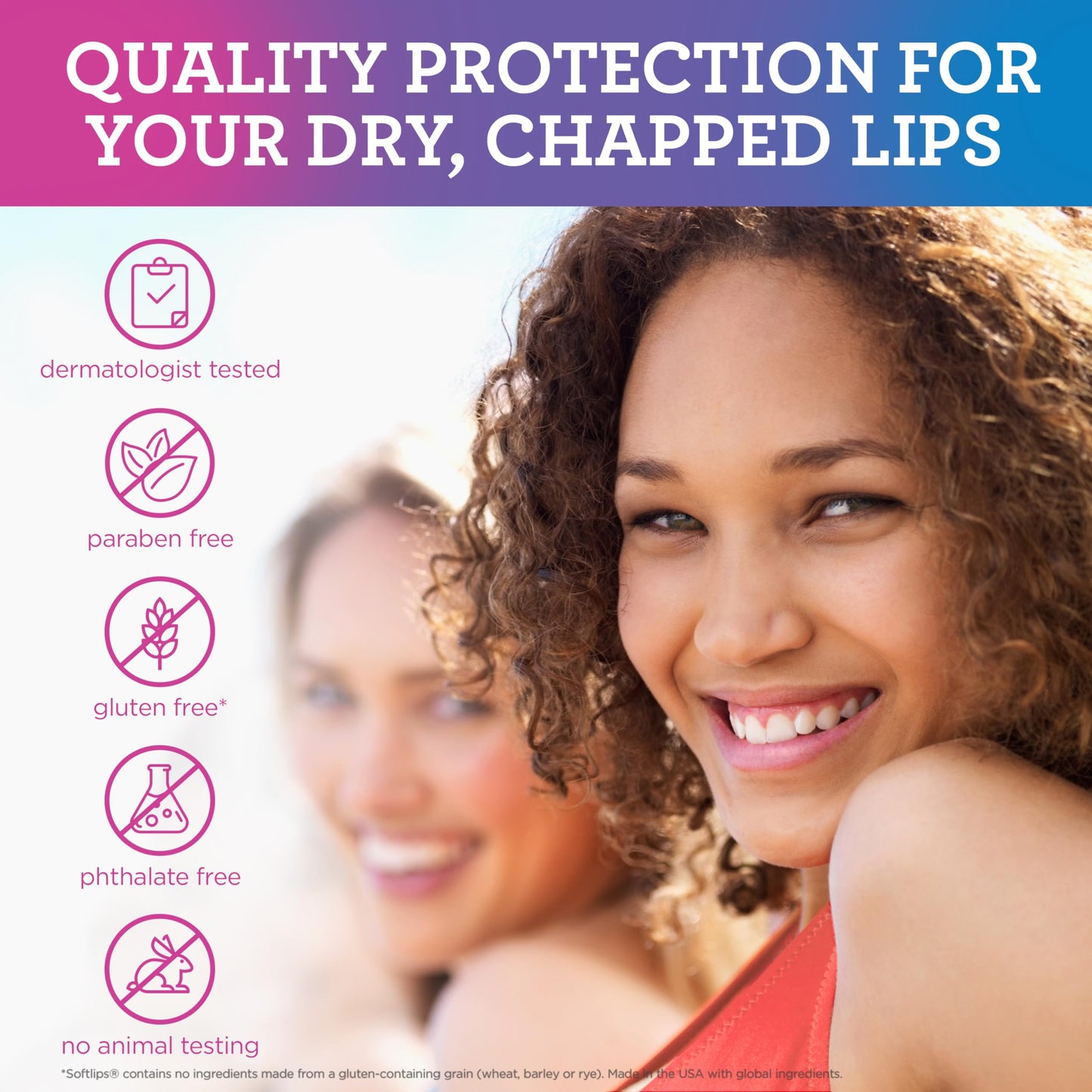 Softlips Daily Lip Moisturizer For Very Dry Lips, Multi-Flavored Lip Balms, Hydrates, Soothes & Prevents Dry, Chapped Lips, Smooth Glide Formula Beauty & Personal Care SoftLips