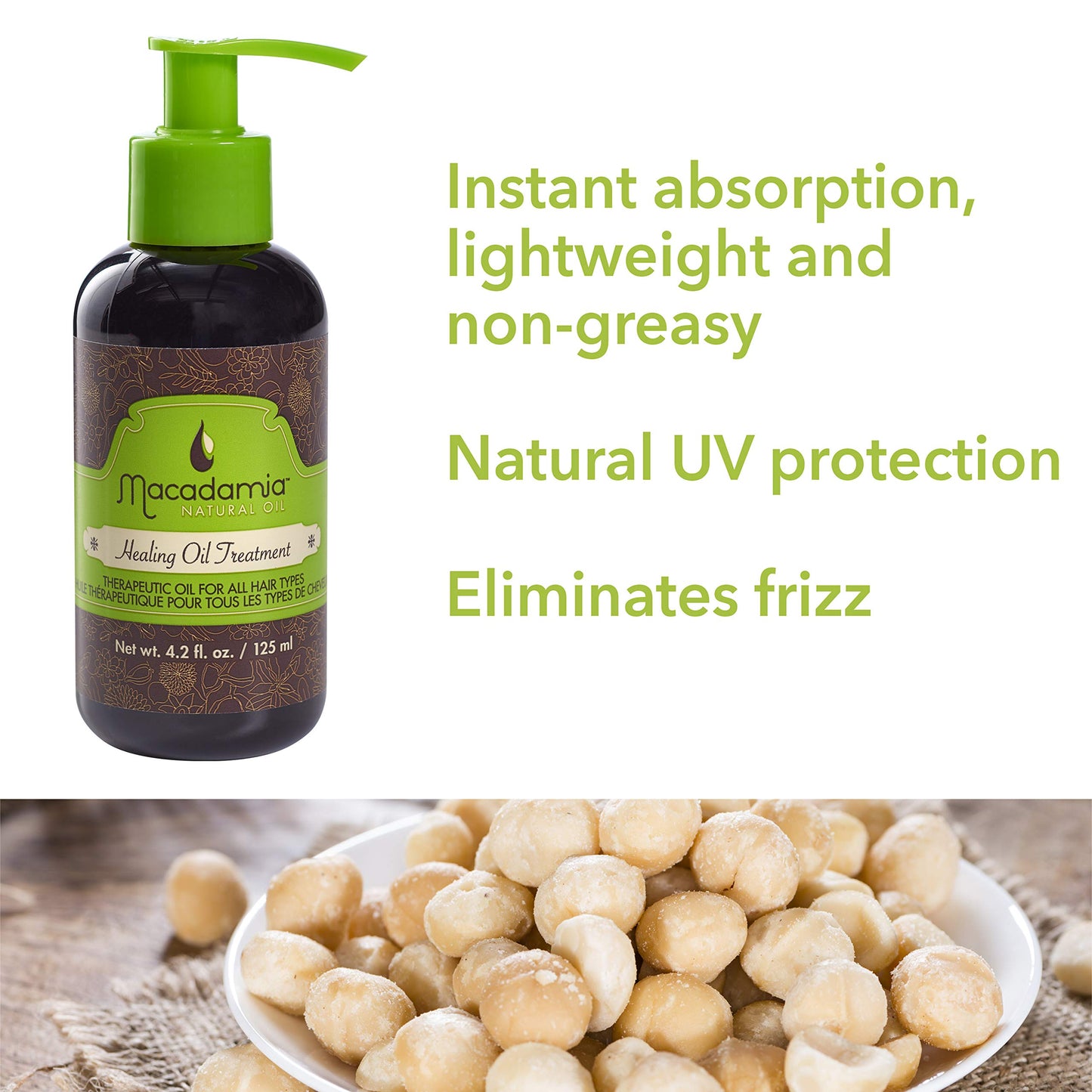 Macadamia Natural Healing Oil Treatment, 4.2 Ounces Beauty & Personal Care Macadamia Natural Oil