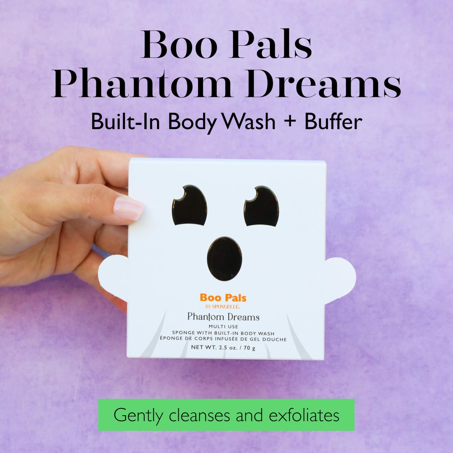 Spongelle Phantom Dreams Ghost - Boo Pals Body Buffer Beauty and Personal Care SPONGELLÉ
