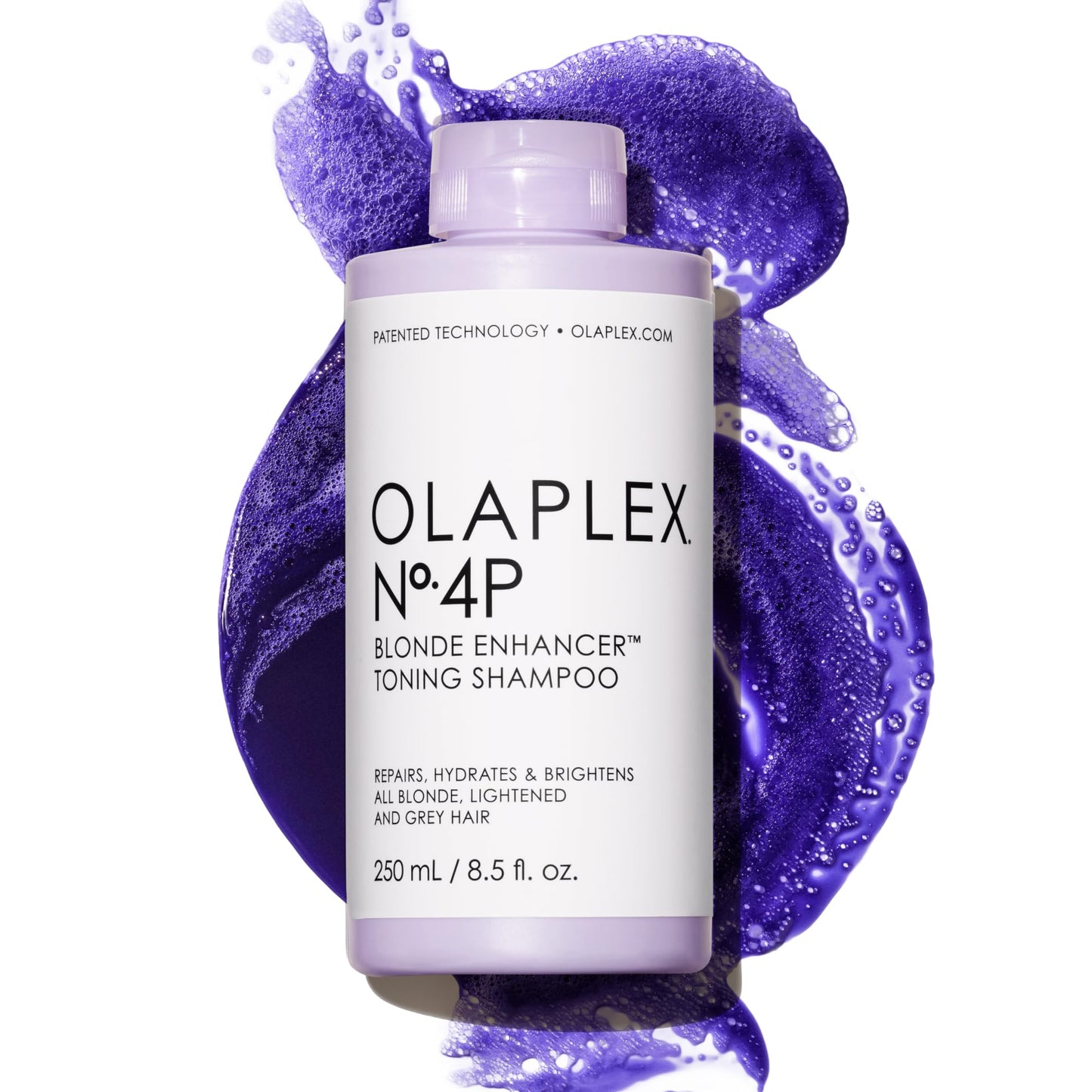 Olaplex Nº.4P Blonde Enhancer Purple Toning Shampoo: Neutralizes Brassiness & Strengthen | Repairs Damages & Hydrates Hair | For Coily, Curly Beauty & Personal Care Olaplex
