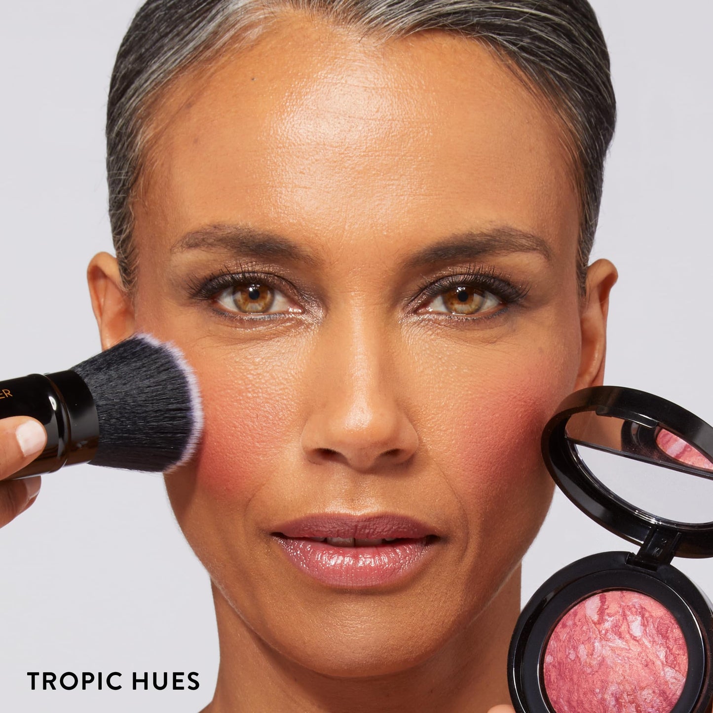 LAURA GELLER NEW YORK Baked Blush-n-Brighten Marbleized Blush for Cheeks - Tropic Hues - Satin Finish - Buildable Color Beauty & Personal Care LAURA GELLER NEW YORK