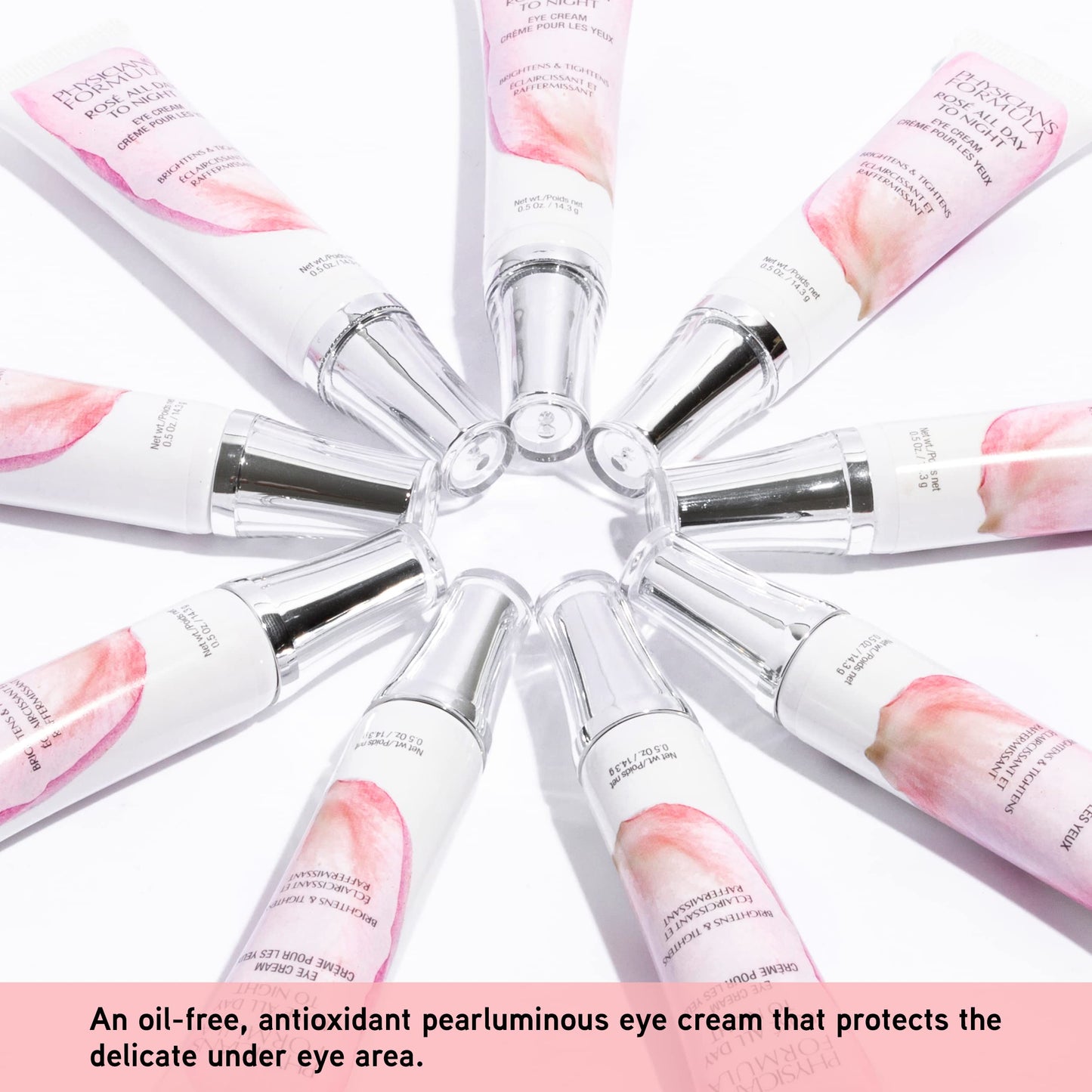 Physicians Formula Rosé All Day To Night Eye Cream, Dark Circles, Puffiness, Bags Under Eyes, Wrinkles | Dermatologist Tested, Clinicially Tested Beauty & Personal Care Physicians Formula