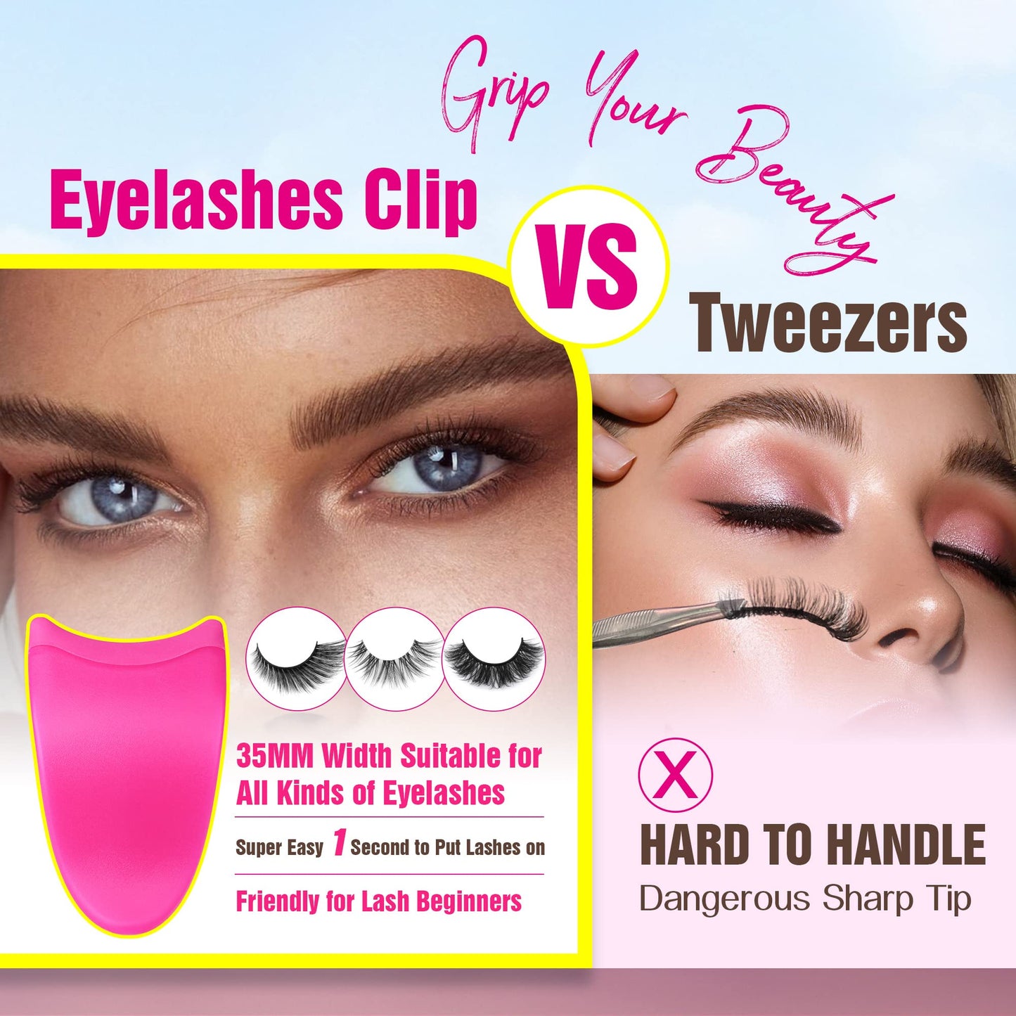 JIMIRE Brown False Eyelashes with Clear Band Fluffy 6D Lashes Brown Colored Lashes Natural Look Like Lash Extensions Faux Mink Strip Eyelashes 7 Pairs Beauty and Personal Care JIMIRE