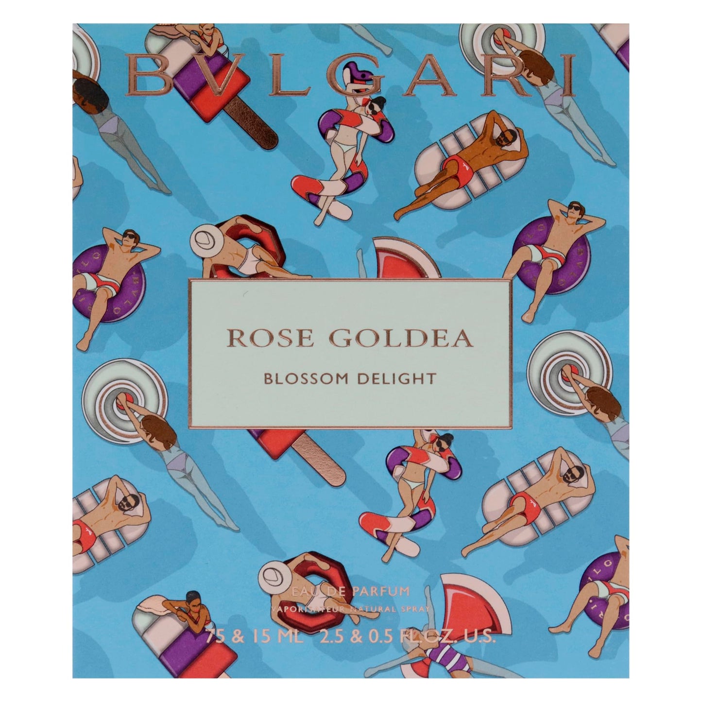 Bvlgari Rose Goldea Blossom Delight for Women - 2 Pc Gift Set 2.5oz EDP Spray, 0.5oz EDP Spray Beauty & Personal Care BVLGARI