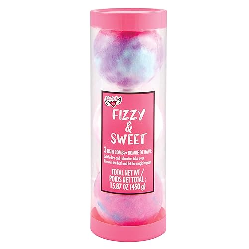 Fashion Angels Fresh Vibes Fizzy & Sweet Bath Bomb Tubes, Assorted Scents, 3 Count (styles will vary) Beauty & Personal Care Fashion Angels