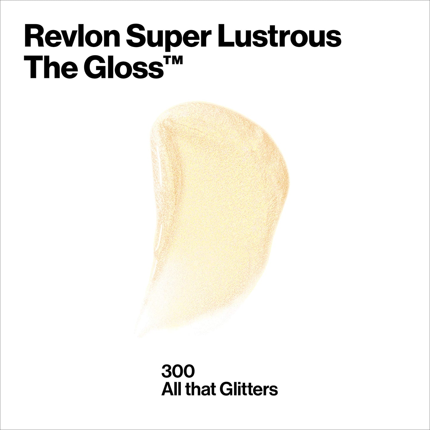 Revlon Super Lustrous Lip Gloss, Non-Sticky, Hydrating, High Shine Finish, 300 All That Glitters, 0.13 oz Beauty & Personal Care REVLON